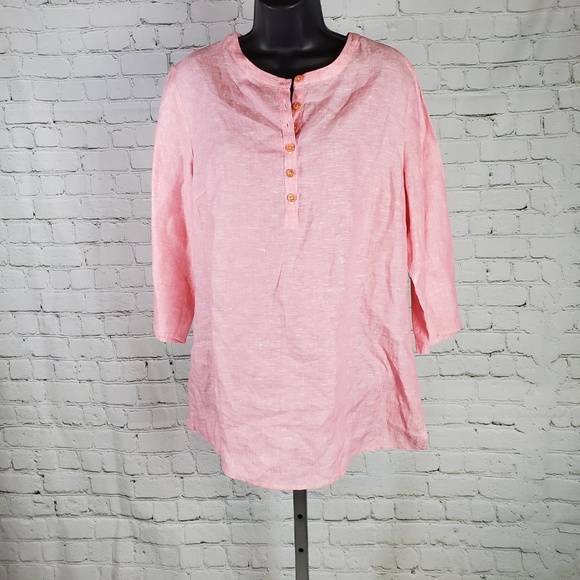 Doncaster 2pc 100% Linen Pants Set - Picture 3 of 8